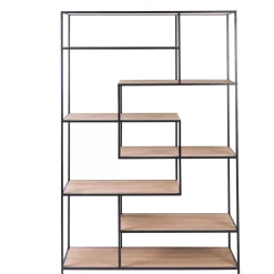 CASA Trapp Estanteria De Pared Negro Best