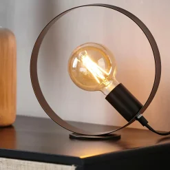 CASA Tulle Lampara De Mesa Negro Clearance