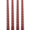 CASA Twist Velas Retorcidas Juego De 4 Rojo Online