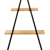 CASA Vermont Estanteria De Pared Negro, Natural Best