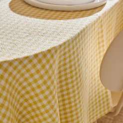 CASA Vichy Mantel Amarillo Best