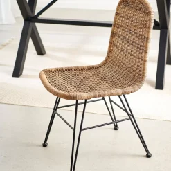 CASA Vienna Silla De Comedor Negro, Natural Sale