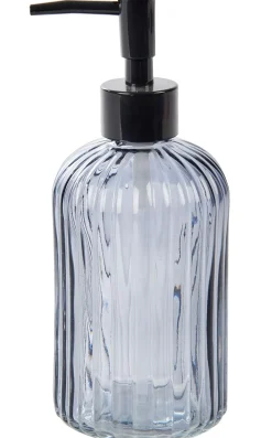 CASA Vitrum Dispensador De Jabon Negro, Gris Oscuro New