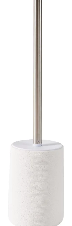 CASA White Elegance Cepillo Wc En Soporte Blanco, Plateado Hot