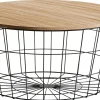CASA Wire Xl Mesa Auxiliar Xl Negro, Natural Sale