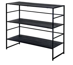 CASA Xavier Estanteria De Pared Negro Discount