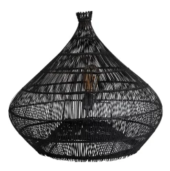 CASA Zalou Lampara De Mesa Negro Best