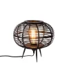 CASA Zanzi Lampara De Mesa E27 Negro Hot