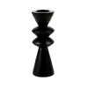 CASA Zigzag Soporte Para Vela Pequena Negro Outlet