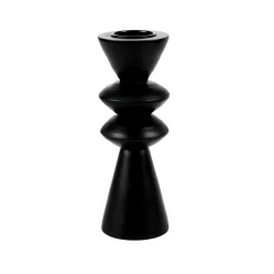 CASA Zigzag Soporte Para Vela Pequena Negro Outlet