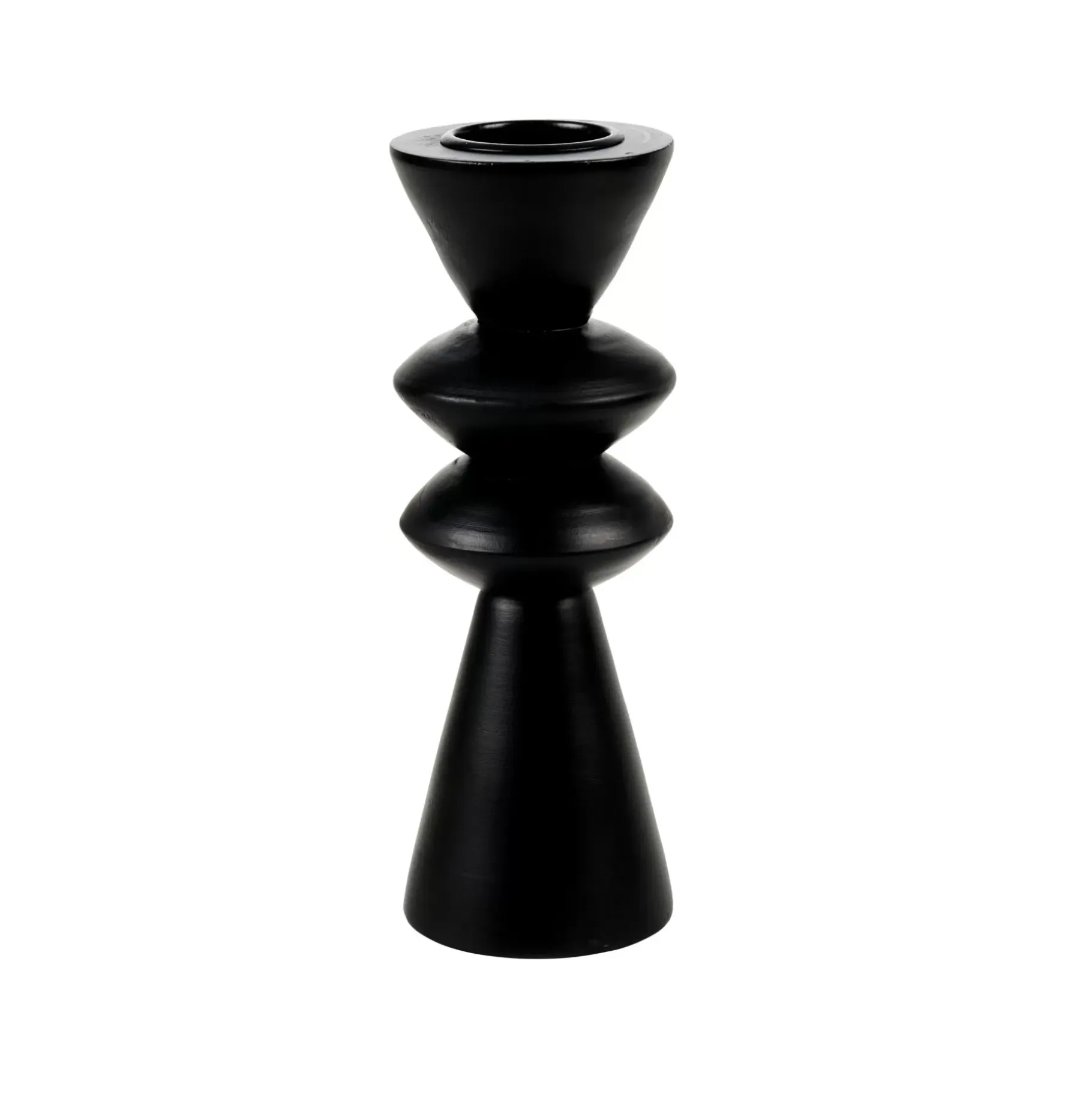 CASA Zigzag Soporte Para Vela Pequena Negro Outlet